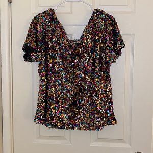 This top brings all the sparkle!